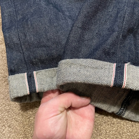 G-STAR RAW ESSENTIALS “U.S. FIRST LUMBER” SHORTS RAW SELVEDGE CONE MILLS 34W NEW - Picture 6 of 16